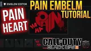 Call of Duty Black Ops 3 Pain Emblem Tutorial (BO3 Pain Heart Emblem) - OG & BEST EMBLEM!