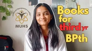 What are the subjects in 3rd BPTH(PHYSIOTHERAPY) and textbooks in India? (MUHS)