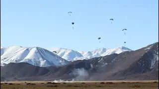 Indian Army Paradrop Exercise In Eastern Ladakh | IAF C-130J | Nyoma
