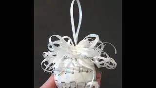 MUSIC BALL ORNAMENT.