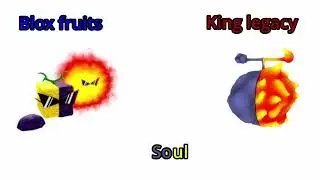 Blox fruit devil fruit models vs King legacy devil fruit models
