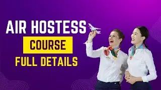 Launch Your Career as an Air Hostess with Alroz Aviation Institute | Admission Open!