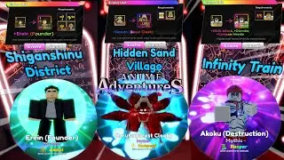 Solo Beating All Raid Events in Anime Adventures | Showcase | Roblox