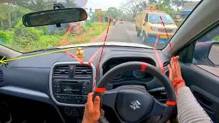 Left Side Judgement for Beginners! Full Practical Car Driving Tutorial 🚗