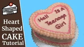 Make a Statement Heart-Shaped Cake without a Mold!