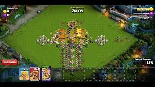 easy way to 3 star dark ages king challenge | clash of clans