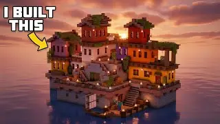 I Transformed a Tiny Rock into a SECRET Minecraft Village! (Tutorial) 