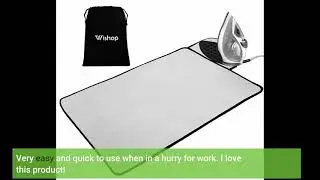 User Review: Ironing Mat Travel Folding Pad - Magnetic Heat Resistant Ironing Blanket Compact P...