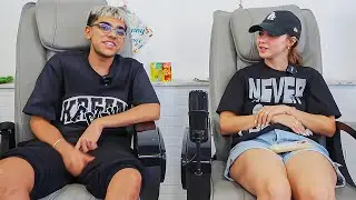 N3on & Bobbi Althoff Get a Pedicure!