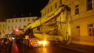 Transport of demolition excavator Komatsu PC 450LC - Nadměrný náklad/Heavy transport/Schwertransport