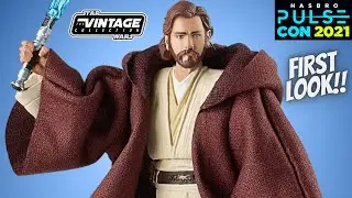 Star Wars Vintage Collection Obi-Wan Kenobi Figure First Look | Hasbro Pulse Con 2021