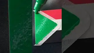 Sudan flag 🇸🇩 #flags #colors #satisfying