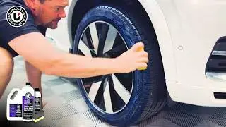 Applying Our Long-Lasting Acrylic Tire Shine On Old Tires | UNLOCKD.PRO