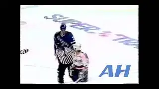 NHL Apr. 4, 1993 Alan May,WSH v Jeff Beukeboom,NYR (almost) Washington Capitals New York Rangers