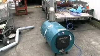 Vogelzang barrel stove.