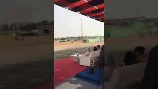 Sindh Police Vehicle Fell down in Expo 2018 Karachi