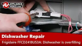 Ремонт посудомоечной машины Frigidaire &mdash; постоянно сливается вода &mdash; поплавковый выключатель