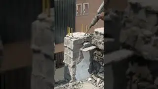 Breaking Machine | Concrete Breaking #concrete #breaker #home