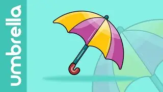 How to Draw Umbrella vector design in Corel Draw ☔ / Tutorial in Hindi/Urdu
