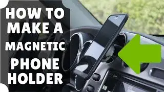 How to make a magnetic phone holder DIY