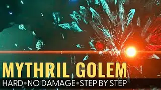 FFVII Rebirth Let's beat MYTHRIL GOLEM on Chapter 3 HARD MODE without taking damage