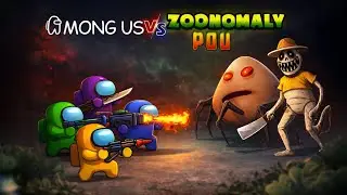 Among Us VS Zoonomaly Pou &ndash; Ultimate Monster Battle | Animation Dudo