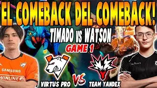 VIRTUS PRO vs TEAM YANDEX [GAME 1] BO3 - TIMADO vs WATSON - DREAMLEAGUE SEASON 27 DOTA 2