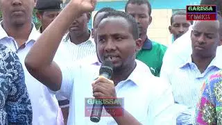 GARISSA DEPUTY GOVERNOR HE ABDI DAKANE CONDOLES GARISSIAN IDPS
