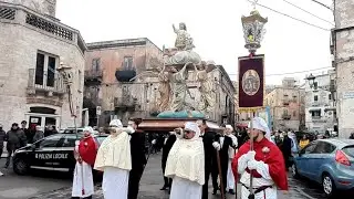#Taranto #CentroStorico #Processione Gesù Cristo Bambino in piedi martedì mattina 6 gennaio 2026