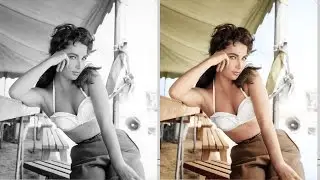How to colorize a black and white photo with Photoshop