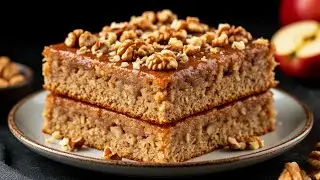 15 Minuten & nur 1 Tasse Haferflocken &ndash; der einfachste Kuchen der Welt!