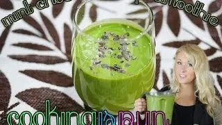 Mint Chocolate Chip Smoothie l FAT LOSS GREEN SMOOTHIE