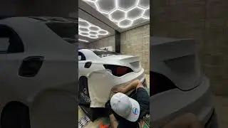 Satin pearl white looking amazing 😍😍 #carwrap #ppf #arashwrapper #clearbra