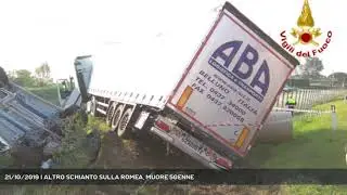 21/10/2019 | ALTRO SCHIANTO SULLA ROMEA, MUORE 50ENNE