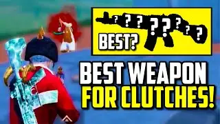 BEST WEAPON IN PUBG MOBILE TO CLUTCH DURING COMPETITIVE SCRIMS!