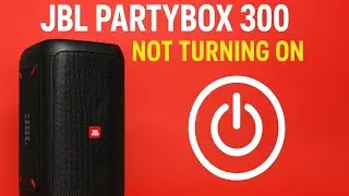 jbl partybox 300 not turning on