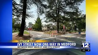 Traffic Alert: Ivy Street now one-way in Medford