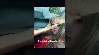 lisa update her ig today🥵🔥 #queenlalisaedits #lalisa #blackpink #shortsvideo
