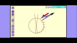 Construct a regular icosagon with sides 1 cm