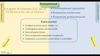 Romantismul-curent literar