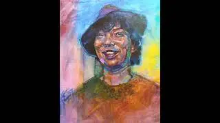 Painting Zora Neale Hurston by Robert Jackson