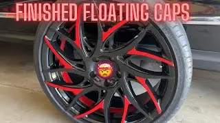 Unveiling The Finished Floating Caps. #Corvette #FloatingCaps #ChevyGang #C4