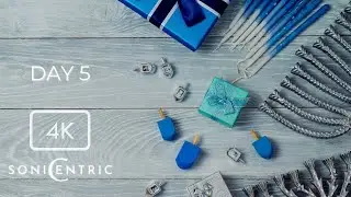 Happy Hanukkah Day 5 | 4K Relaxing Classroom Visual | Produced by SoniCentric