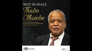 Memorial Service of the late Thabo Masebe