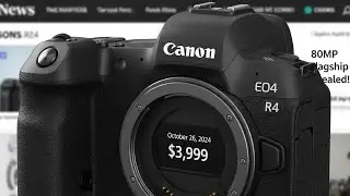 Дата выхода и цена Canon EOS R4: Представлен флагманский 80-мегапиксельный фотоаппарат!
