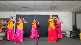 Janmastami 2025 Cultural Program| Group Dance of Mataji&rsquo;s| ISKCON Cincinnati 