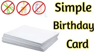 Birthday Card | How To Make a Birthday Card | Happy Birthday Greeting Card | Birthday Greeting Card 