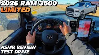 ASMR 2026 RAM 3500 LIMITED (launch) || POV ASMR Review || Test drive