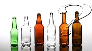 Perchè le bottiglie di birra sono marroni, trasparenti o verdi?