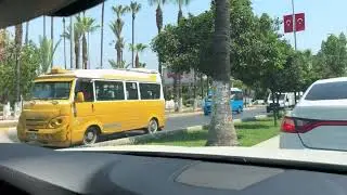 Побережье и красивые пейзажи Мерсин (Турция) | Driving in Mersin, Turkey